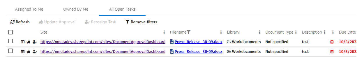 Task Views | Ometa Solutions Documentation